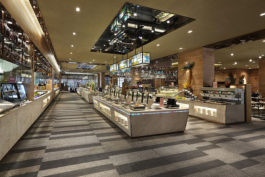 郑州自助餐厅装修-精致的自助餐厅设计风格