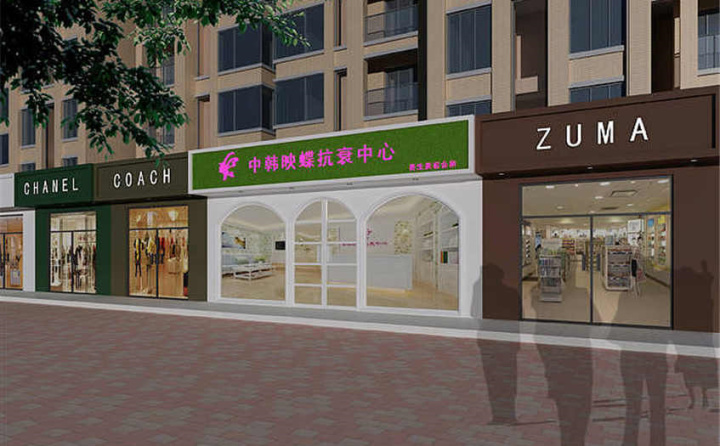 日本美发沙龙装修_美发店装修图_农村镇上童装装修店图