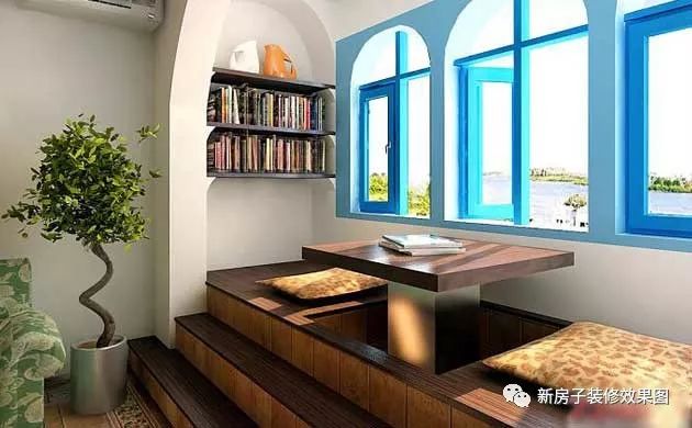 封闭阳台装修_封闭阳台装修效果图_封闭阳台的装修效果图