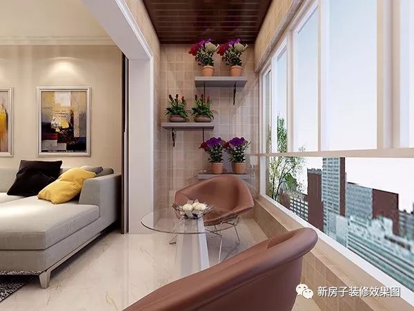 封闭阳台装修效果图_封闭阳台装修_封闭阳台的装修效果图
