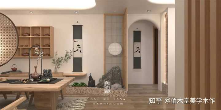 禅意装修风格_禅意风格茶室效果图_禅意风格室内设计