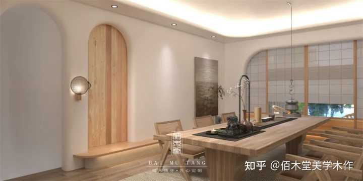禅意风格茶室效果图_禅意装修风格_禅意风格室内设计