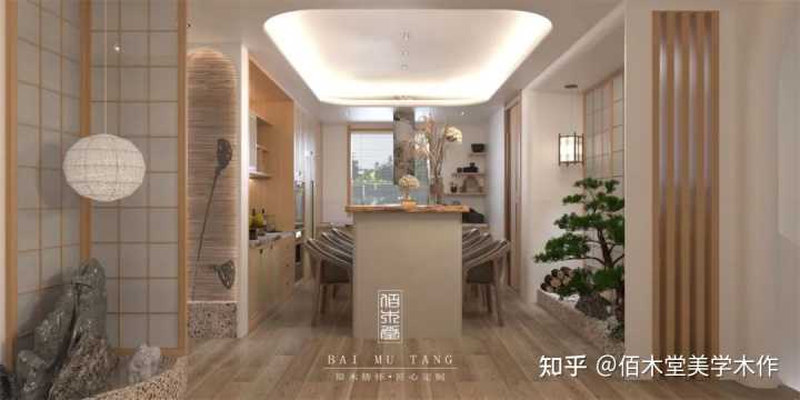 禅意装修风格_禅意风格室内设计_禅意风格茶室效果图