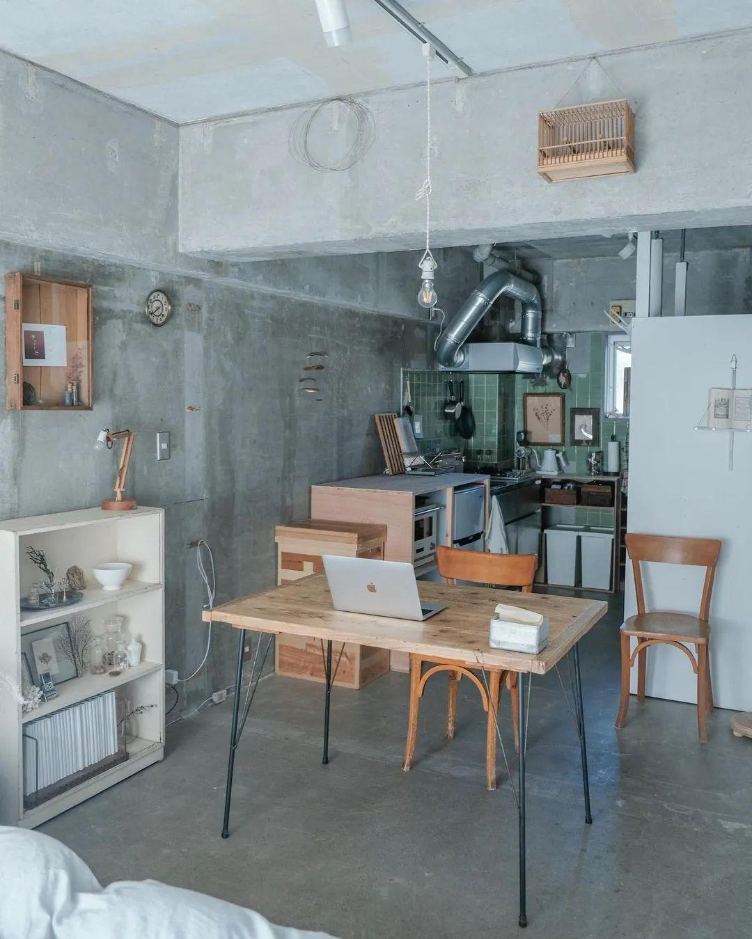 毛坯工业风格装修商店_毛坯餐厅工业风格装修_毛坯房装修风格