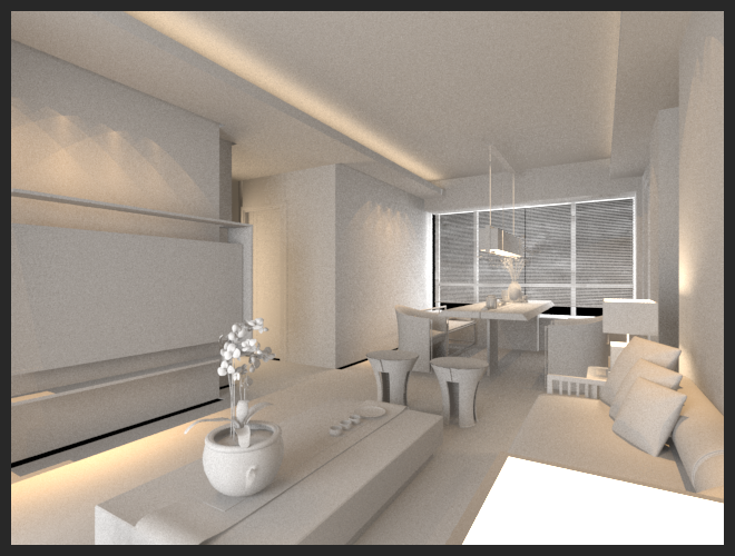 CAD室内设计3D效果图制作全步骤