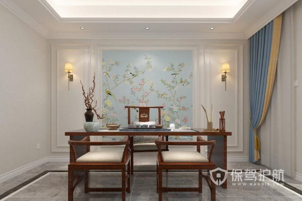 品茶区装修效果图-保驾护航装修网