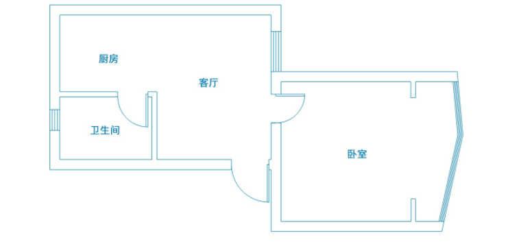 31平米旧房改造案例 再小的家也有春天