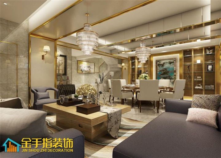 金牌设计师打造低调奢华港式风格洋房装修鉴赏！