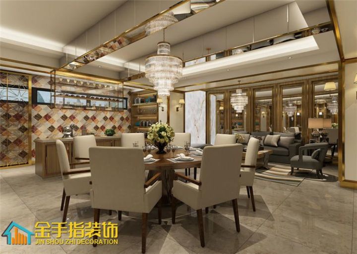 洋房一层带小院图装修_汇仁阳光花园装修效果_花园洋房装修效果图