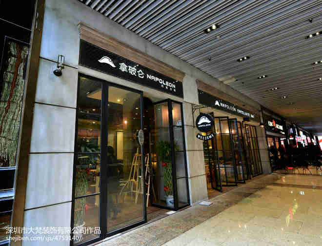 化妆盘头店装修图片_化妆品店装修效果图_美甲化妆店装修效果图