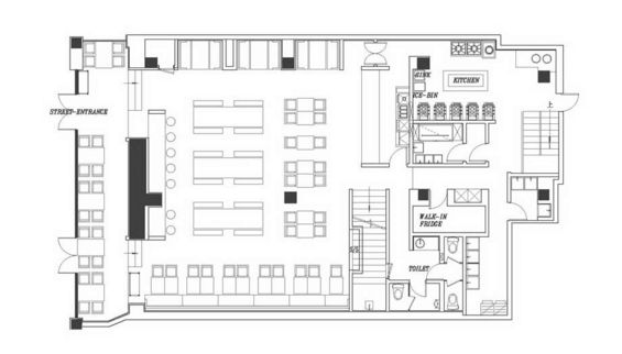 熟食店装修效果图_自助餐厅装修效果工业风图_窗帘店装修效果